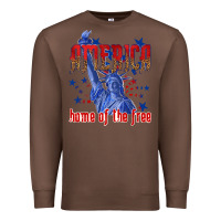 Chestnut America home of the free Premium Sweatshirt - texasbilliewilder