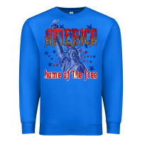 True Royal America home of the free Premium Sweatshirt - texasbilliewilder