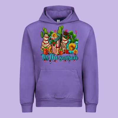 Tis The Season Christmas Tree  Cake Urban Hoodie Designed By Adodesignshop