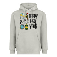 Moon Dust happy new year 2024 Heavyweight Hoodie - MaliasSmallBusiness