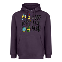 Plum happy new year 2024 Heavyweight Hoodie - MaliasSmallBusiness