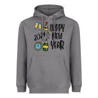 Happy New Year 2024 Heavyweight Hoodie | Teevron