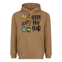 Toasted Coconut happy new year 2024 Heavyweight Hoodie - MaliasSmallBusiness