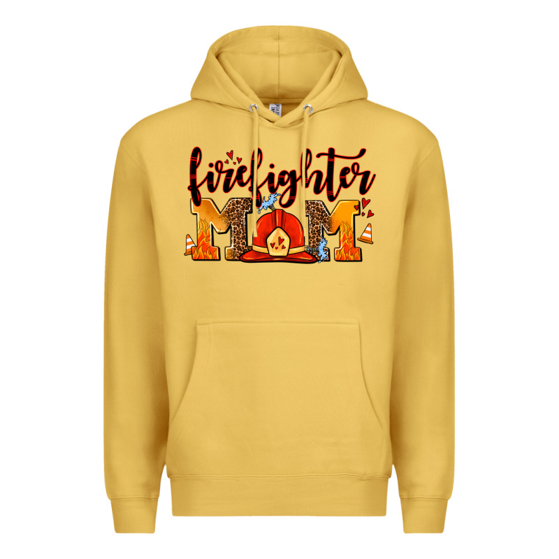 Firefighter  Mom Premium Hoodie by AdoDesignShop | Teevron
