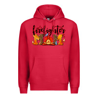 Cardinal firefighter  mom Premium Hoodie - AdoDesignShop