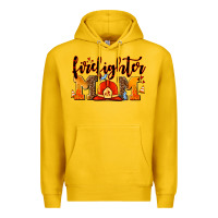 Lemon firefighter  mom Premium Hoodie - AdoDesignShop