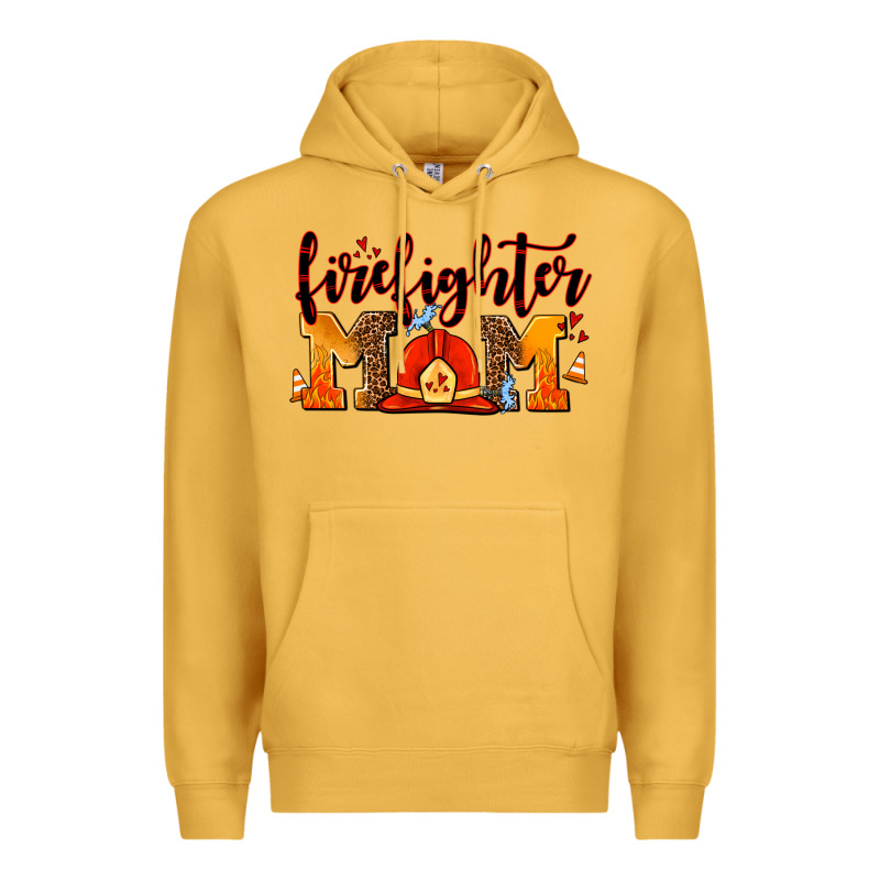 Firefighter  Mom Premium Hoodie by AdoDesignShop | Teevron