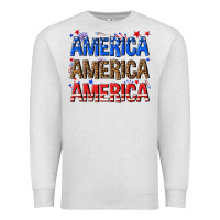 Oatmeal Heather America america america fourth of july Premium Sweatshirt - texasbilliewilder