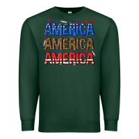 Sports Green America america america fourth of july Premium Sweatshirt - texasbilliewilder