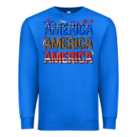 True Royal America america america fourth of july Premium Sweatshirt - texasbilliewilder