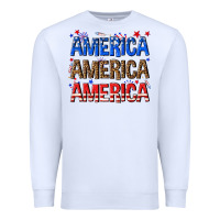 White America america america fourth of july Premium Sweatshirt - texasbilliewilder