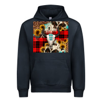 Navy bullskull Sunflower Urban Hoodie - JahusDesignShop
