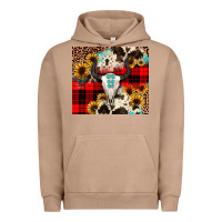 Pigment Burro bullskull Sunflower Urban Hoodie - JahusDesignShop
