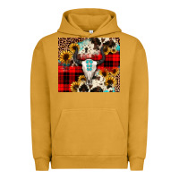 Pigment Peanut Butter bullskull Sunflower Urban Hoodie - JahusDesignShop