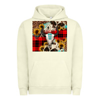 Pigment Pistachio bullskull Sunflower Urban Hoodie - JahusDesignShop