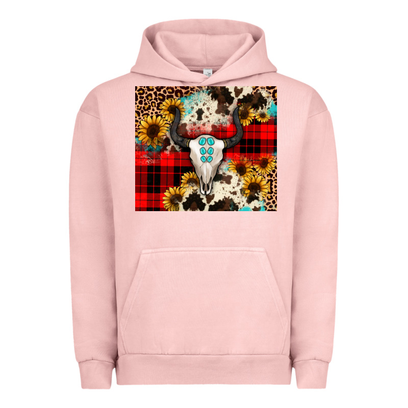 Bullskull Sunflower Urban Hoodie by JahusDesignShop | Teevron