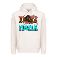 Pale Pink dog mama Premium Hoodie - AdoDesignShop