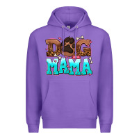 Purple dog mama Premium Hoodie - AdoDesignShop