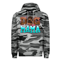 Slate Camo dog mama Premium Hoodie - AdoDesignShop