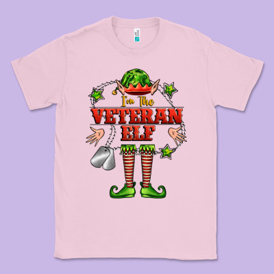 Im The Veteran Elf Classic Tee Designed By Fadigitalartstudio
