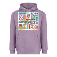 Lavender autism Heavyweight Hoodie - MaliasSmallBusiness