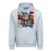 Heather Grey hey batter batter swing baseball Urban Hoodie - Jasminsmagicworld