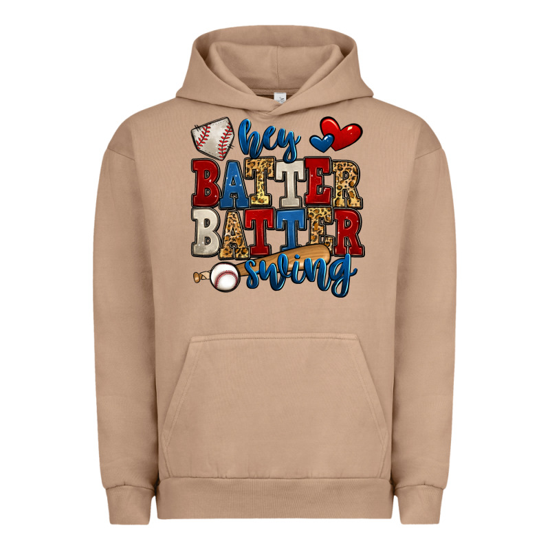 Hey Batter Batter Swing Baseball Urban Hoodie by Jasminsmagicworld | Teevron