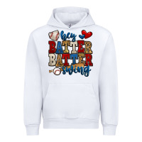 White hey batter batter swing baseball Urban Hoodie - Jasminsmagicworld