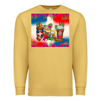 Antique Gold dominican republic coffee cups Premium Sweatshirt - Zillion Design Studio