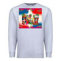 Heather Grey dominican republic coffee cups Premium Sweatshirt - Zillion Design Studio
