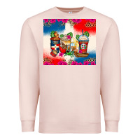 Pale Pink dominican republic coffee cups Premium Sweatshirt - Zillion Design Studio