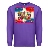 Purple dominican republic coffee cups Premium Sweatshirt - Zillion Design Studio
