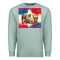 Seafoam dominican republic coffee cups Premium Sweatshirt - Zillion Design Studio