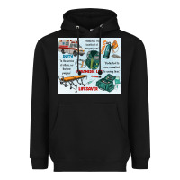 Black paramedic life Heavyweight Hoodie - MaliasSmallBusiness