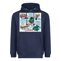 Navy paramedic life Heavyweight Hoodie - MaliasSmallBusiness