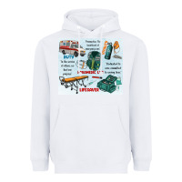 White paramedic life Heavyweight Hoodie - MaliasSmallBusiness