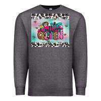 Charcoal Heather crafting queen Premium Sweatshirt - Zillion Design Studio