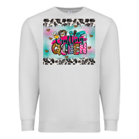 Dove Grey crafting queen Premium Sweatshirt - Zillion Design Studio