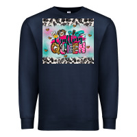 Navy crafting queen Premium Sweatshirt - Zillion Design Studio