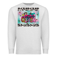 Oatmeal Heather crafting queen Premium Sweatshirt - Zillion Design Studio
