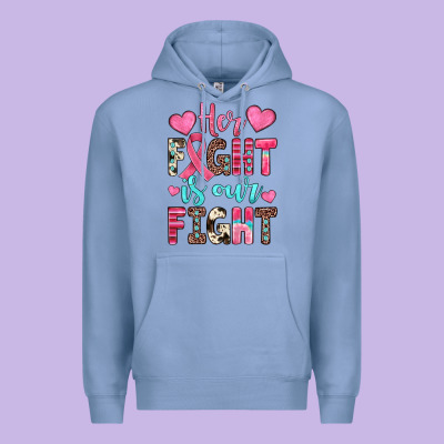 Her Fight Is Our Fight Premium Hoodie Designed By Jahusdesignshop
