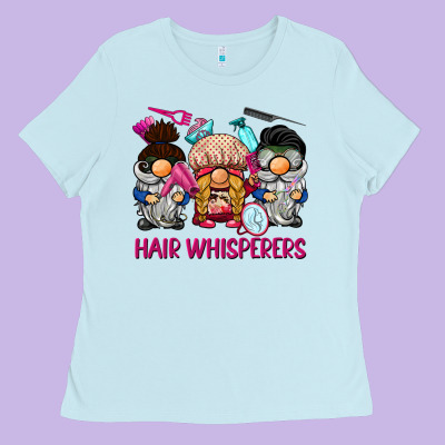 Hair Whisperers Ladies Tee Designed By Barkaloodesign