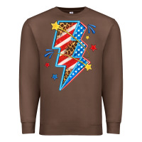 Chestnut America lightning bolt Premium Sweatshirt - texasbilliewilder