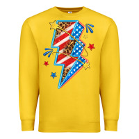 Lemon America lightning bolt Premium Sweatshirt - texasbilliewilder