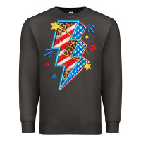 Smoke America lightning bolt Premium Sweatshirt - texasbilliewilder