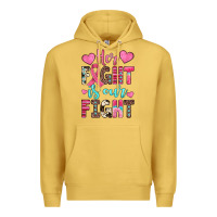 Antique Gold her fight is our fight Premium Hoodie - JahusDesignShop
