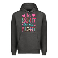 Charcoal Heather her fight is our fight Premium Hoodie - JahusDesignShop