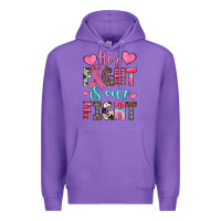 Purple her fight is our fight Premium Hoodie - JahusDesignShop