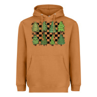 Meerkat checkered trees Heavyweight Hoodie - MaliasSmallBusiness