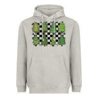 Moon Dust checkered trees Heavyweight Hoodie - MaliasSmallBusiness